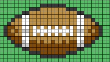Hörnflagga pärlplatta fotboll