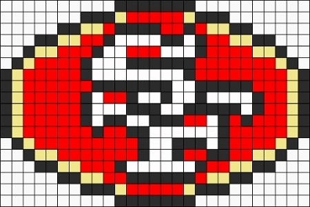 Tröja nummer 10 pärlplatta