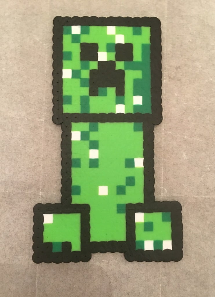 Creeper strijkkralen patroon