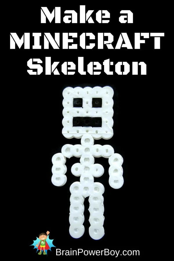 Skelet-Boogschutter strijkkralen patroon