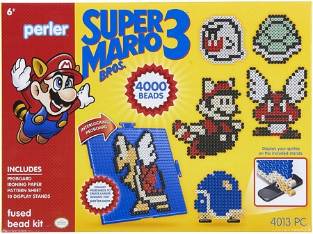 Super Mario pärlplattemönster