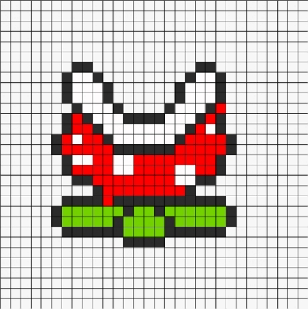 Frågeteckenblock pärlplatta Super Mario