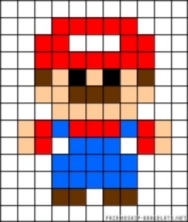 Invincibility Star pärlplatta Mario